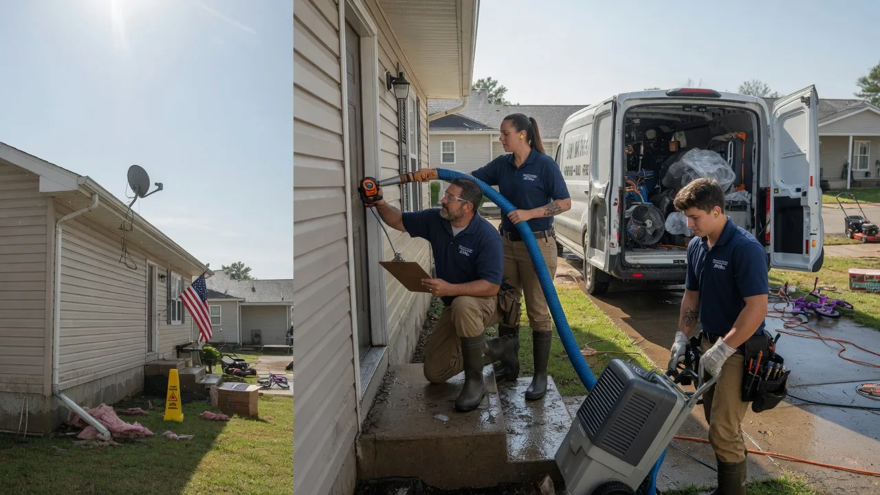 Ceiling Water Damage Restoration in Aurora, KS near me